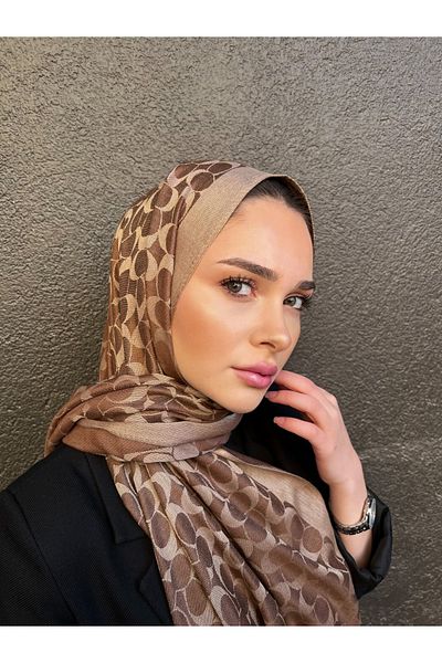 Webinay Home C Pattern Cotton Silk Shawl Scarfs New Season Seasonal Cashmere Shawl Double Sided