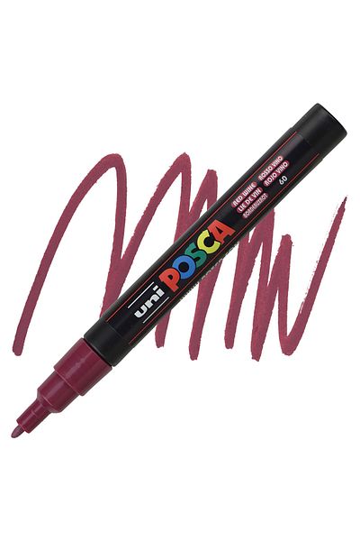 Banadabak Posca Pc-3M 09-13 Wine Red Poster Marker