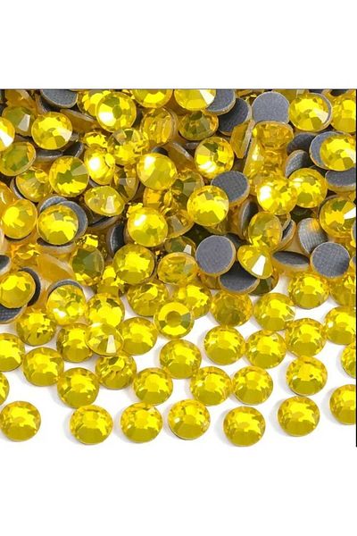 yiğit aksesuar Dmc Hotfix Iron-On Stone Ss20(5mm) Yellow - 50Gr (800Pcs)