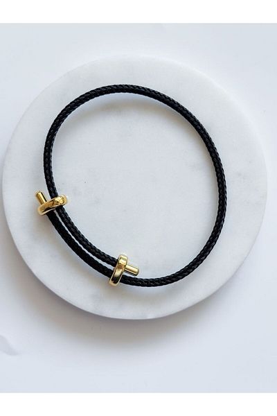 CHARMLUCKY STEEL COLORED BRACELET