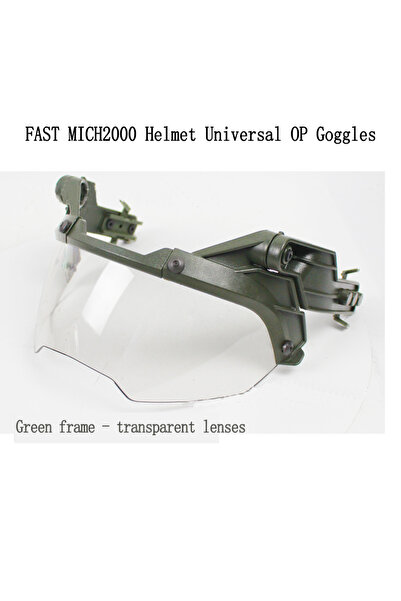 Choice نظارات خوذة تكتيكية شفافة من Greenbox FAST Guide قابلة للفصل بزاوية 90...