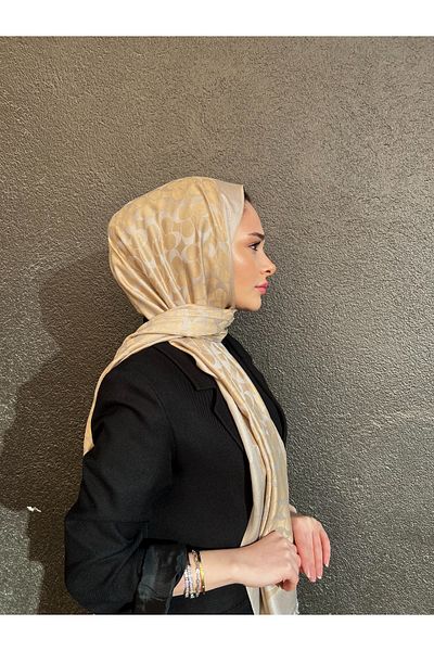 Webinay Home C Pattern Cotton Silk Shawl Scarfs New Season Seasonal Cashmere Shawl Double Sided