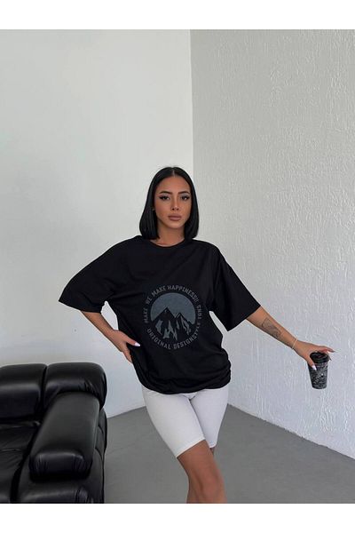Renaissance Women's Printed Oversize T-shirt