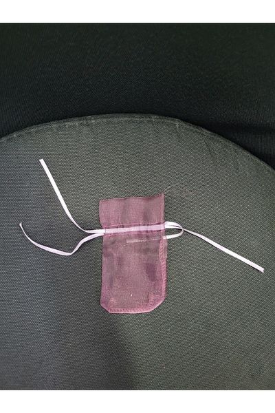 esdekor 11X6Cm Purple Tulle Pouch 1 Piece