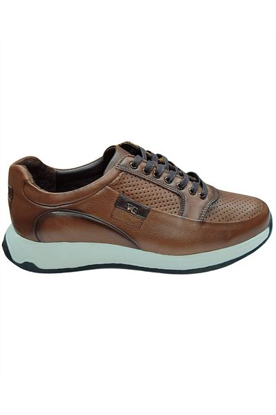 Voyager 2485 Mr Men's Tan Nata Γνήσιο Δερμάτινο Αθλητικά Παπούτσια Casual