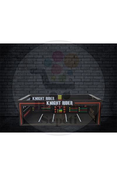 Bi'şeyler Sepeti Knight Rider 1:64 Diorama Parkar Runway Diecast (Not Including the Vehicle)