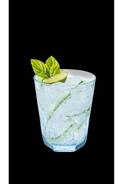 Madame Coco Domme Plastic Cup - Turquoise - 445 ml