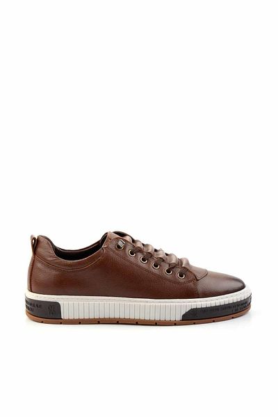Bambi Taba Leather Men's Casual Shoes E 01398199003