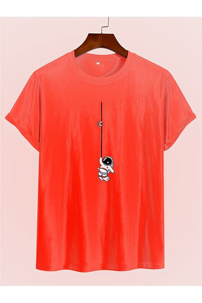 uyguntarz Μπλουζάκι με στάμπα Unisex Mini Astronaut Design