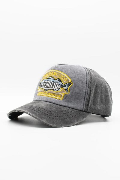ergül çanta Vintage Antique Fish Logo Denim Hat |   San Francisco Trucker Cap