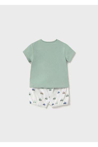 MAYORAL Newborn Bloomer Shorts and T-Shirt Set