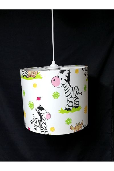 TEKAY AYDINLATMA Children's Room Chandeliers Fabric Covering 30Diameter