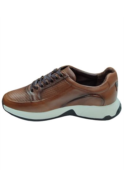 Voyager 2485 Mr Men's Tan Nata Γνήσιο Δερμάτινο Αθλητικά Παπούτσια Casual