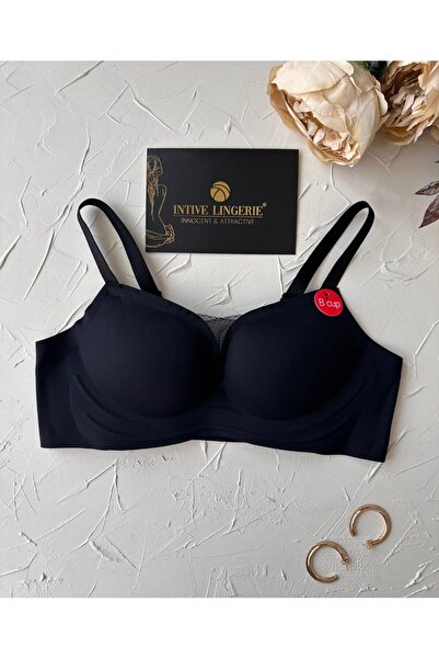 İntive Lingerie Σουτιέν Olivia New Generation - Χωρίς λέιζερ χωρίς ραφή, ελαφριά στήριξη, δαντέλα μπροστά