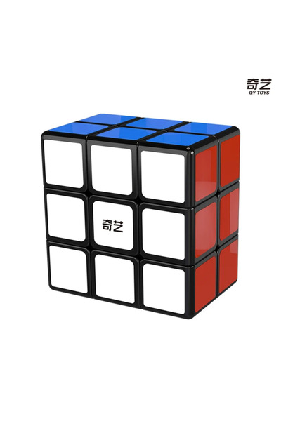 Choice 233 أسود [صورة مكعب] مكعب سحري QiYi 2x2x3 2x3x3 مكعب 223 مكعب 332 أسود 233 لغز سحري احترافي سريع