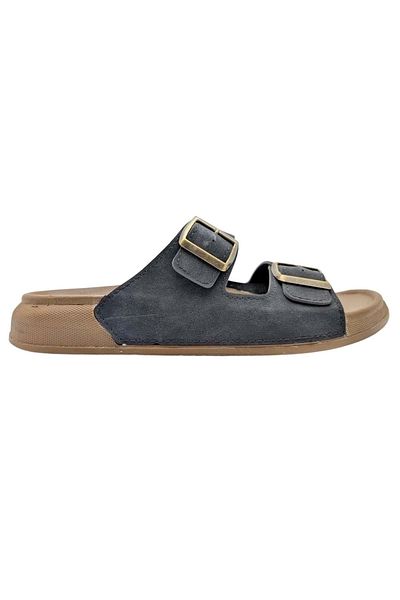 ÇİĞDEM KUNDURA Raymonde |   Men's Double Buckle Slippers