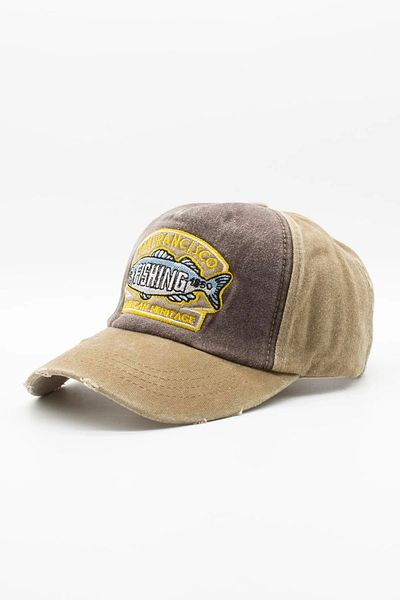 ergül çanta Vintage Antique Fish Logo Denim Hat |   San Francisco Trucker Cap