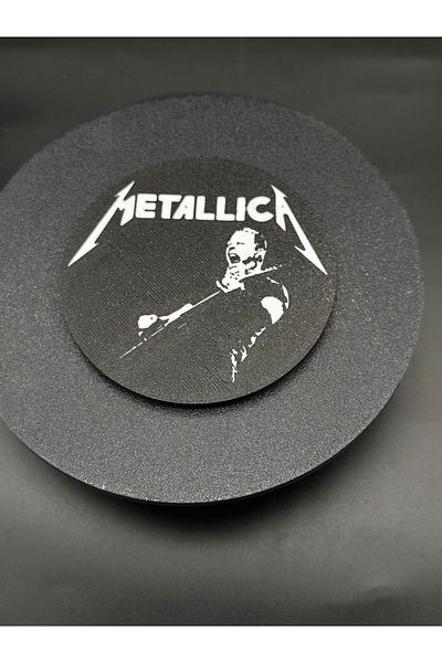 DorukForm Metallica James Hetfield Coasters Set of 4 - 3D Printing
