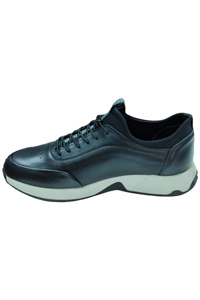 Voyager 6630 Mr Men's Black Nata Genuine Leather Casual Sports Shoes