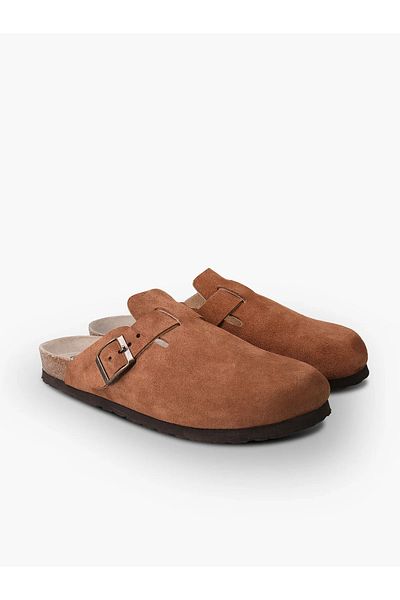 Genuins Women / Girls Slippers Riva g 105937   Genuins Velour Mandorla