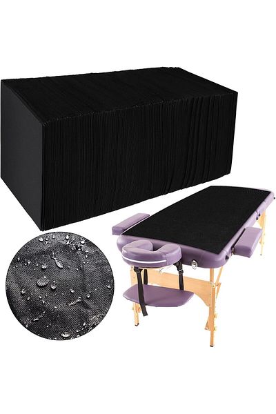 LA PERLA TECH 50 PICS Disposable Massage Table Sheets, Spa Bed Cover Non-Woven Fabric, Spa Covers for waxing