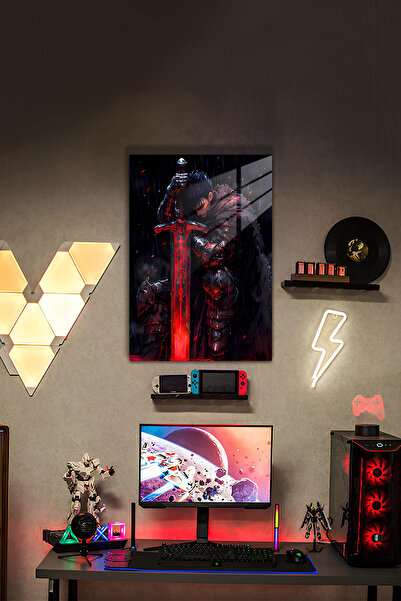 PESHLİSTORE Berserk Guts Temalı HD Metal Tablo Poster