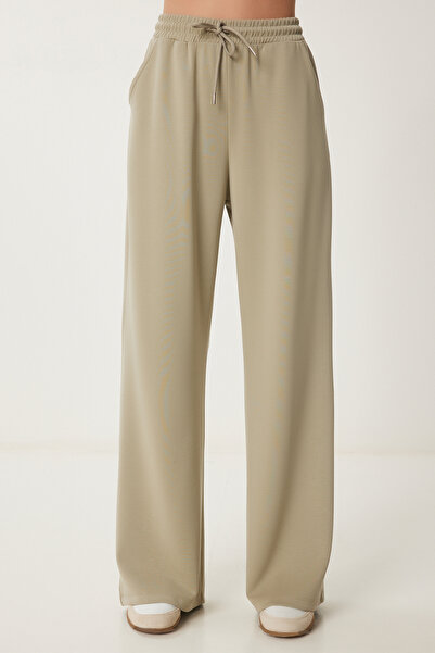 Lovelyİstanbul Φούτερ με φαρδύ πόδι Modal CLAY GREEN LUB0070