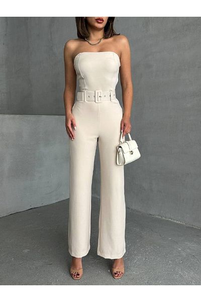 Supremacy Jumpsuit with Cream Breast Detail