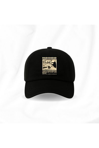 Touz Moda Washable Vintage Radiohead Printed Unisex Hat