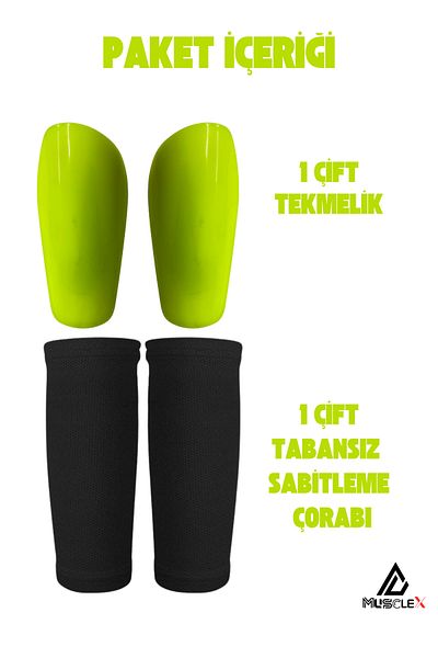 Musclex Spor Tekstil Επαγγελματικός προστατευτικός επιθέματος με κάλτσες |   Ποδοσφαιρικό μπράτσο |   Προστατευτικό καβάλου
