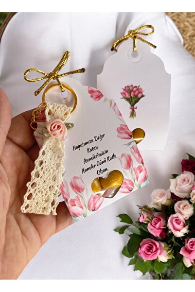 Nilgün Baymış Neva Konsept Hediyelik Anneler günü hediyesi Anahtarlık ve gold...