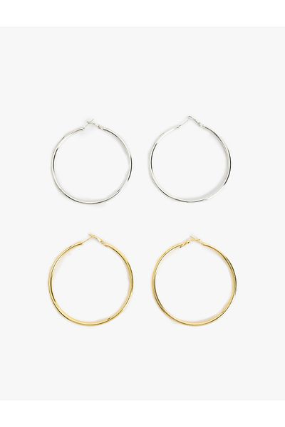 Koton Set of 2 Hoop Earrings