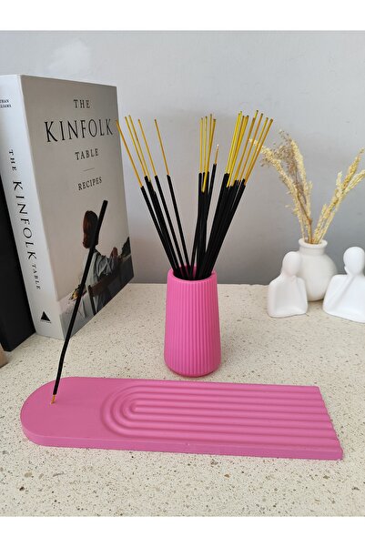 Minima Art Studio HERA Tütsülük Ve Tütsü Çubukları Için Vazo Set