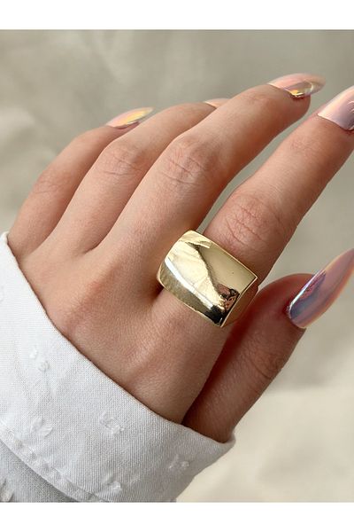 Eylülün Takısı Women's Gold Color Vintage Ring