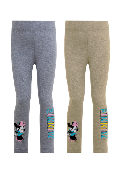 Timi Kids Devojčice, 2-dijelne Minnie Mouse Štampano normalne tajice sa ravni...