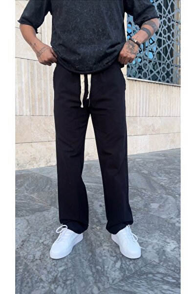 PEERLESS STORE Lızalı Keten Baggy Pantolon