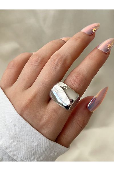 Eylülün Takısı Women's Silver Color Vintage Ring