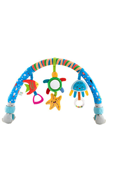 Choice1 عربة أطفال أوشن بيبي آرتش تويز قابلة للتعديل مزودة بمشبك وسرير متحرك ...