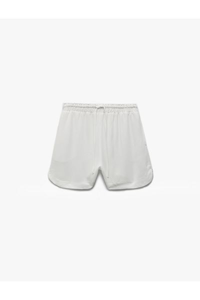 Koton Lace-Up Pocket Linen and Viscose Blended Mini Shorts