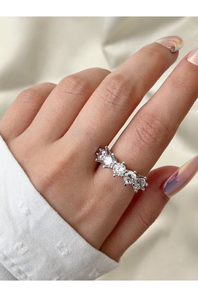 Eylülün Takısı Women's Silver Color Ring