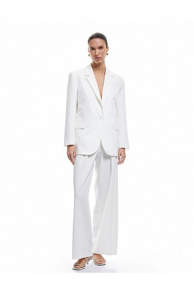 Koton Long Sleeve Double Breasted Blazer Jacket with Pockets