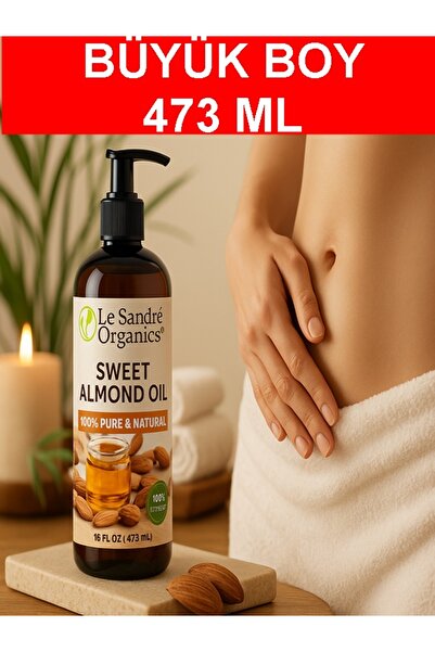 Le Sandre Organic Badem Yağı Tatlı 473 Ml