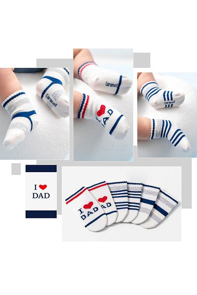Caramell 3 Luxury Sofrevi Baby Boy 0-3 Months Holy Gift Socks
