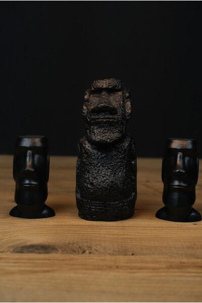 Dekor Moai Heykeli / Paskalya Biblo / Paskalya Heykelleri