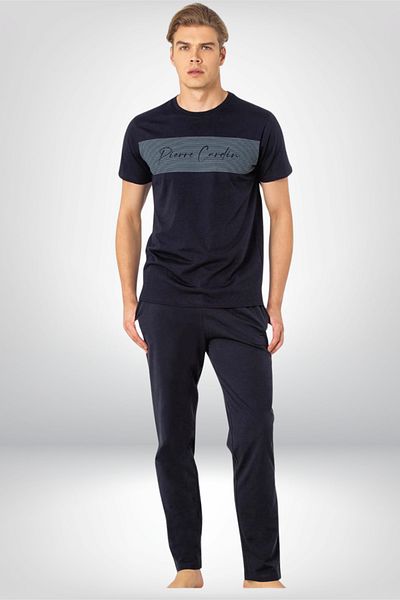 Pierre Cardin 2025 Spring-Summer Men's Short Sleeve Home Wear Pajamas Set Vr.E55.Uy1.E060.080.11.Z8.17