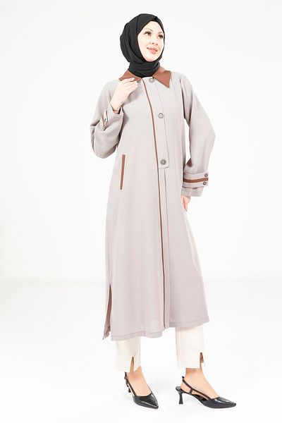 Beyza Γιακά Μπεζ Wear Out 9354