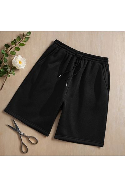 Fifty Color Σορτς 3 τεμαχίων Unisex μονόχρωμο χτενισμένο βαμβακερό