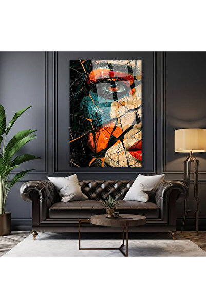 TAULART DIVAN ŽENSKI DIZAJN SLIKE ULTRA ŽIVOPISNE BOJE SLIKE NA STAKLU POKLON...