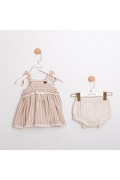 ministok Lindsey Butterfly Detailed Rope Strap Dress