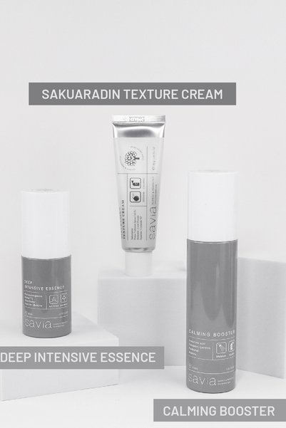 Ovaco Savia Sakuradin Texture Cream 50g |   Intensive Repair Skin Cream with Ceramide, Peptide and Sakura Extract